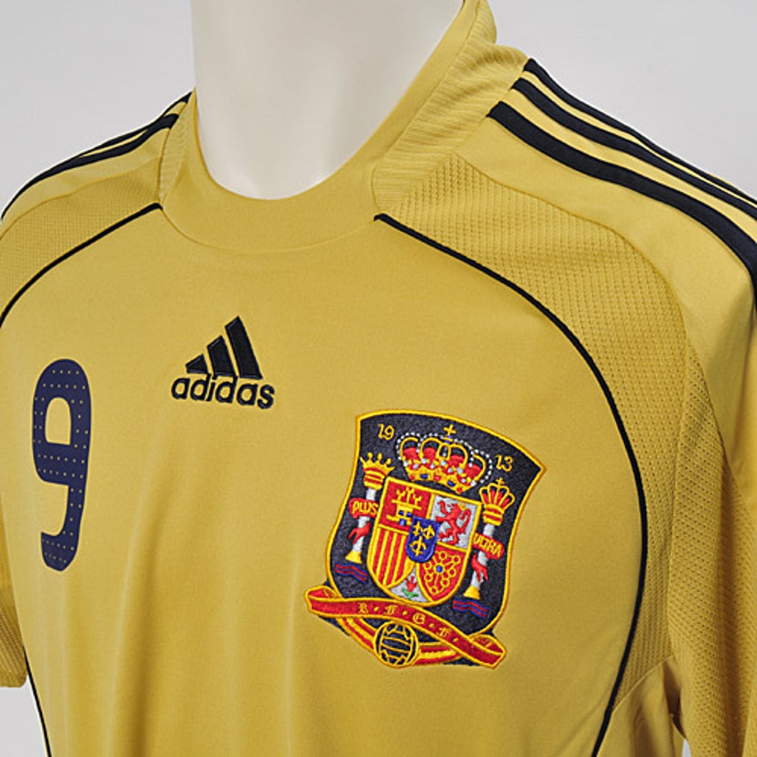 adidas スペイン代表 08/09 ユニフォーム アウェイ 半袖 #9