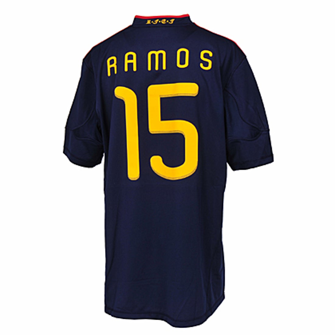 adidas スペイン代表 2010 アウェイ レプリカ半袖ジャージー 15.ラモス
