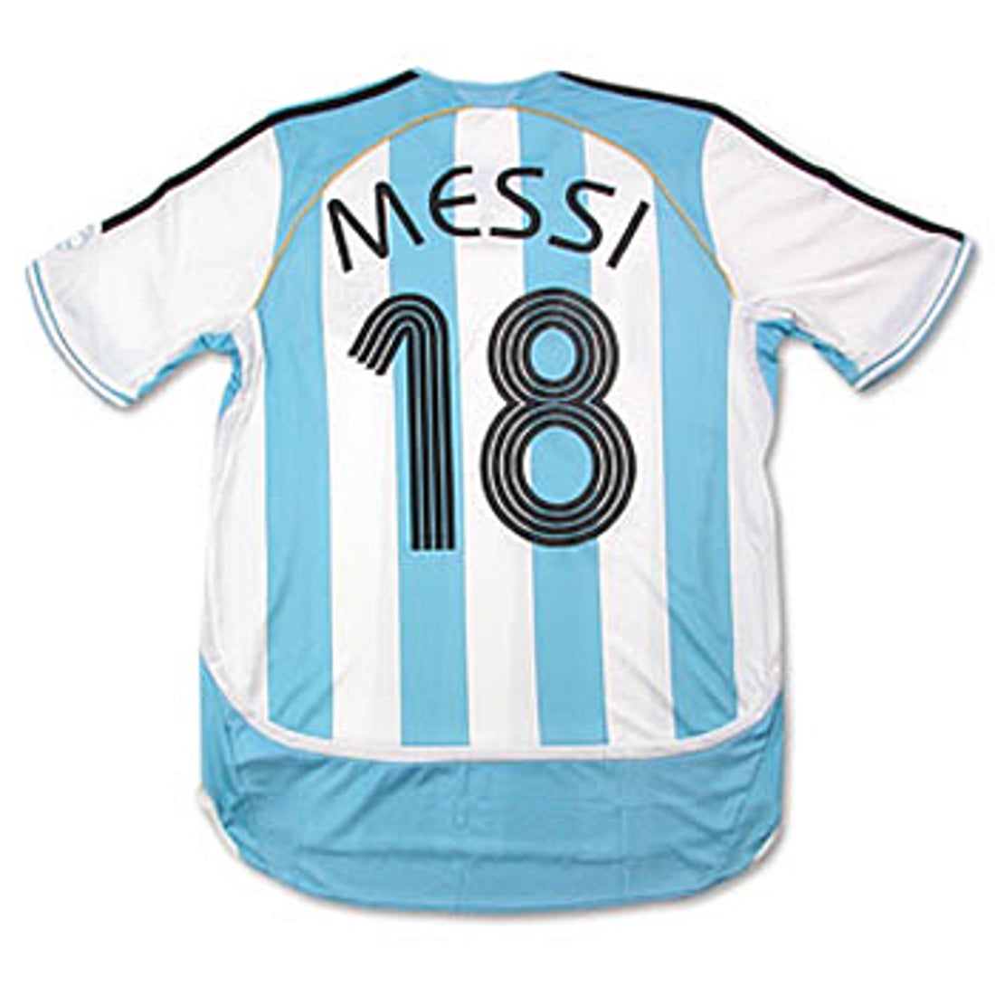 adidas アルゼンチン代表 06/07 ユニフォーム ホーム 半袖 #18 メッシ