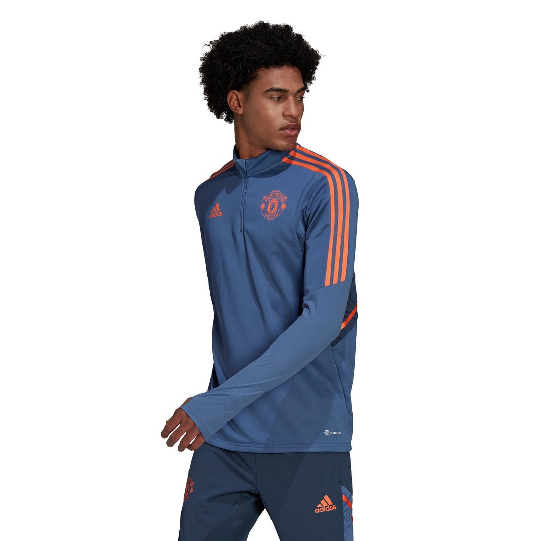 adidas マンチェスターユナイテッド 22/23 トレーニングトップ(ブルー
