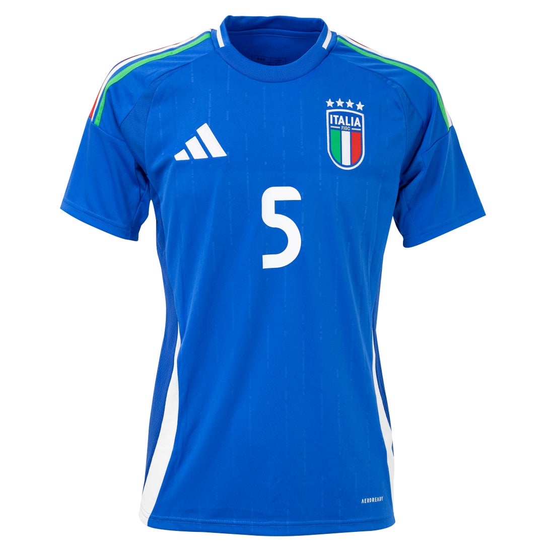 adidas イタリア代表 2024 ユニフォーム ホーム 半袖 レプリカ #5.カラ