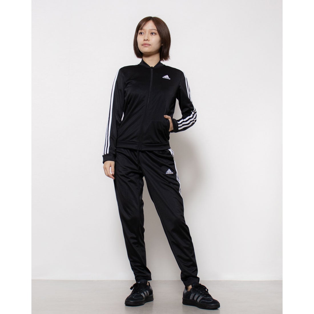 アディダス adidas レディース ジャージ上下セット エッセンシャルズ 3