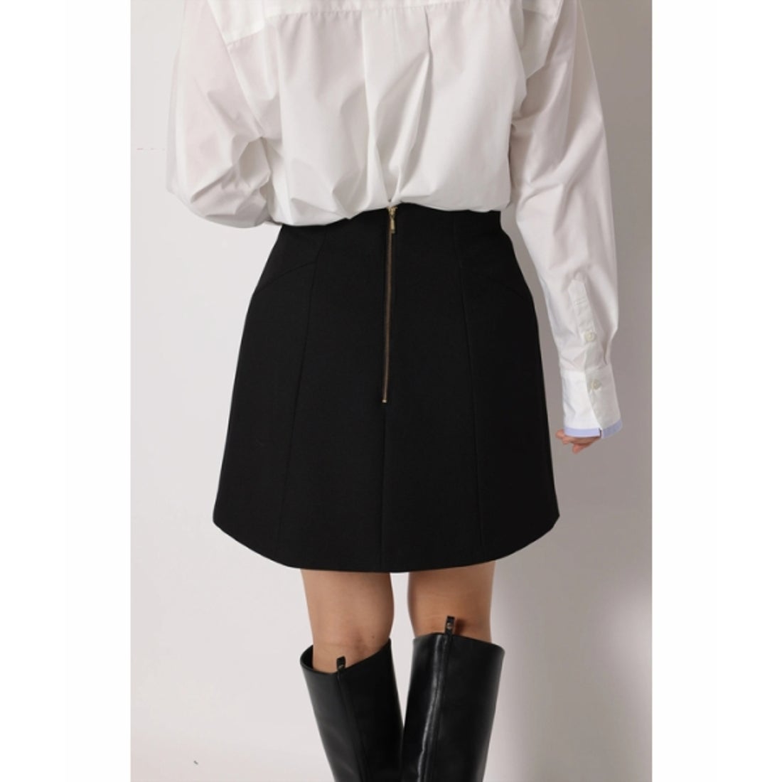 アプワイザー・リッシェ Apuweiser-riche バックジップフォルムミニ