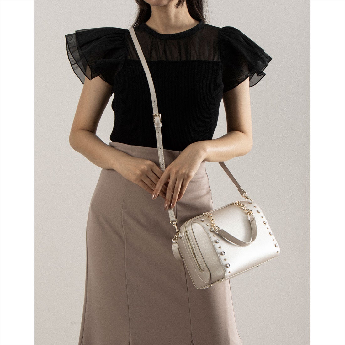 アルテミス バイ ダイアナ artemis by DIANA ビジュースタッズ2WAYミニ