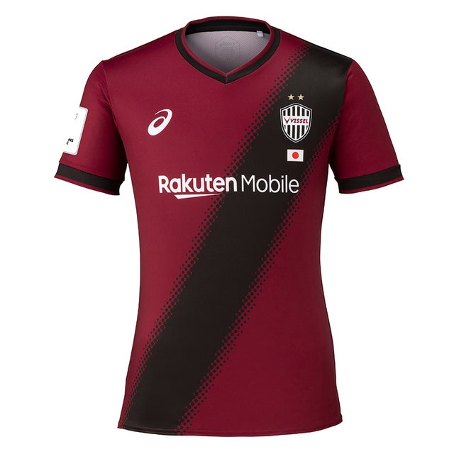 ASICS ヴィッセル神戸 2024 ユニフォーム ホーム 半袖 レプリカ