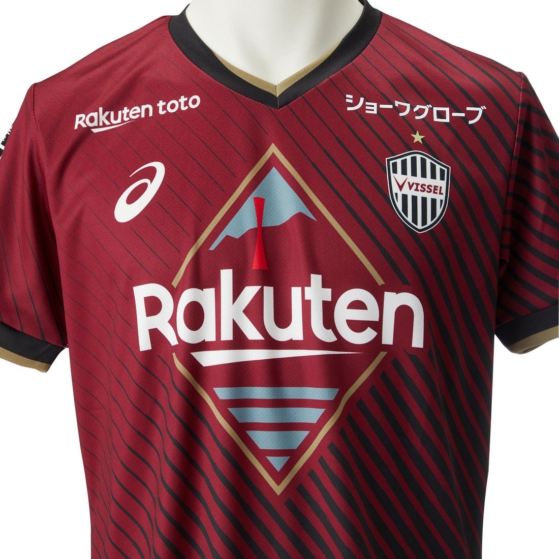 ヴィッセル神戸25周年メモリアルユニフォーム アシックス イニエスタ 8 M