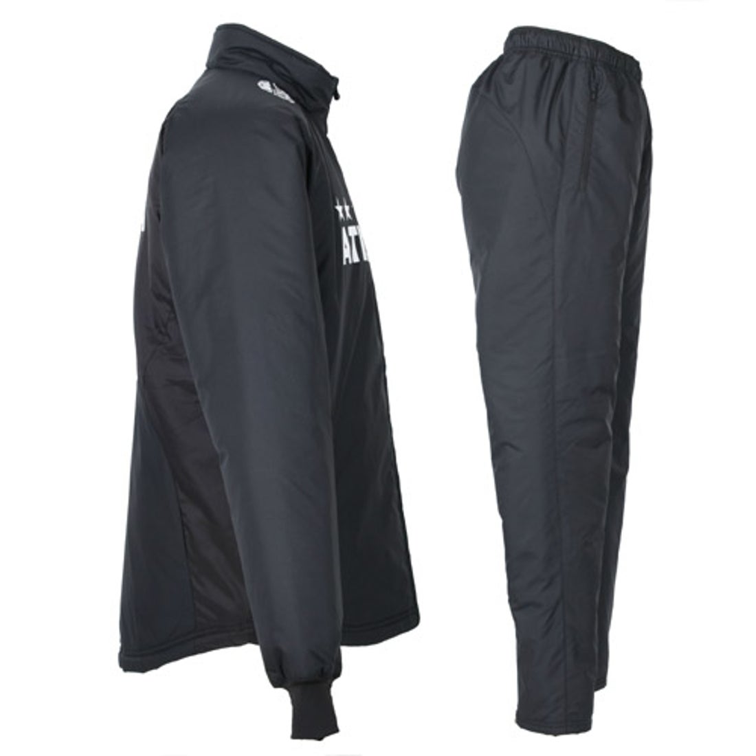 ATHLETA アスレタ 別注 ウォーマースーツ 上下セット(ブラック) FP-424