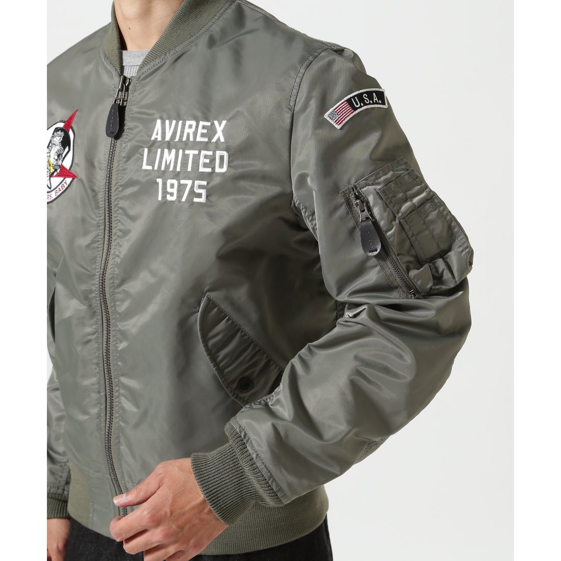 アヴィレックス AVIREX 《WEB&DEPOT限定》LIGHT MA－1 TOPHATTERS