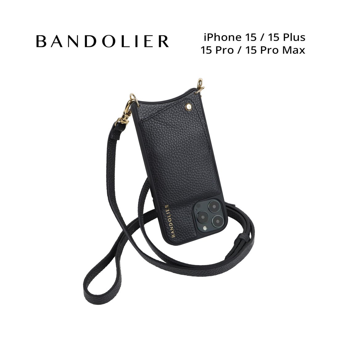 BANDOLIER バンドリヤー iPhone15 15 Pro 15 Pro Max 15 Plus ケース