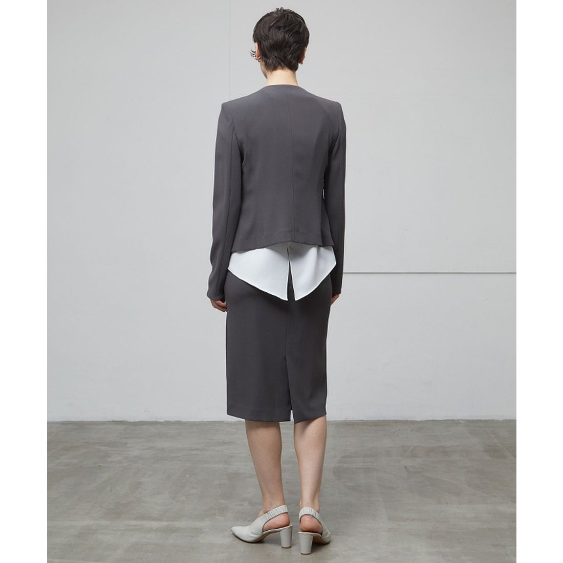 ベイジ, BEIGE, CINDY / タイトスカート （C.Gray×White