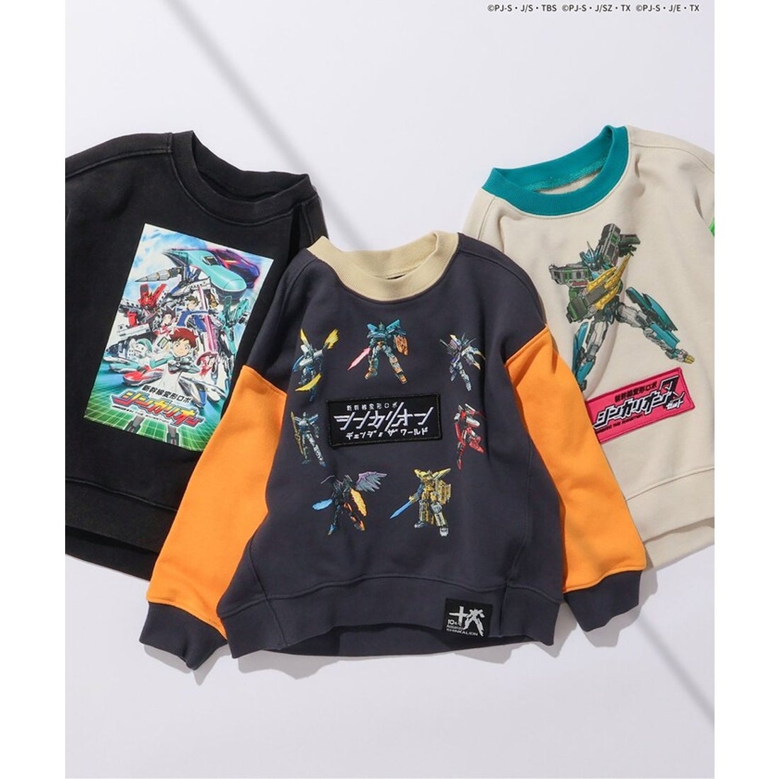 ブリーズ BREEZE WEB限定 【シンカリオン】3色3柄トレーナー