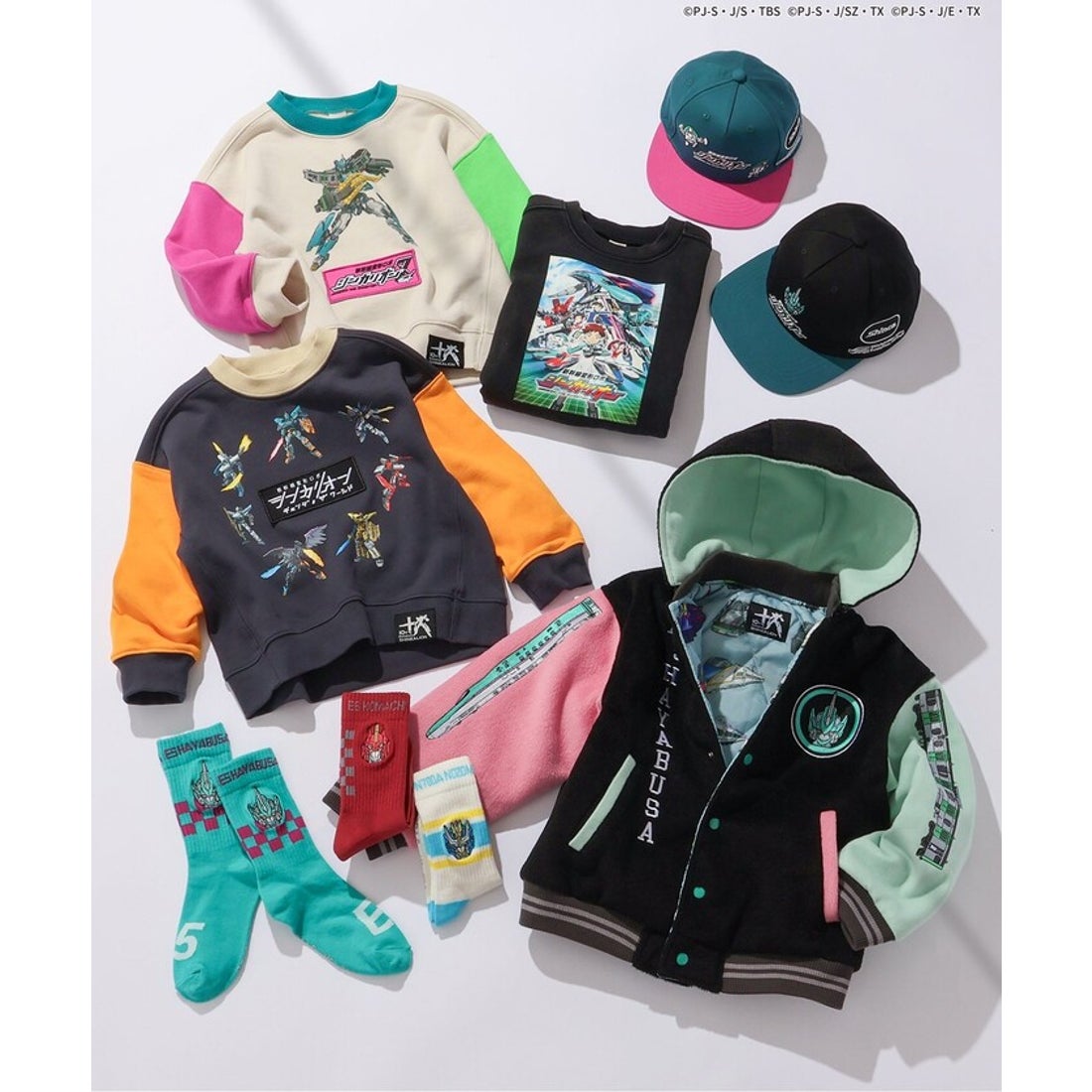 ブリーズ BREEZE WEB限定 【シンカリオン】3色3柄トレーナー