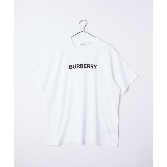 バーバリー BURBERRY Tシャツ Mサイズ ロゴT ホワイト メンズ BURBERRY