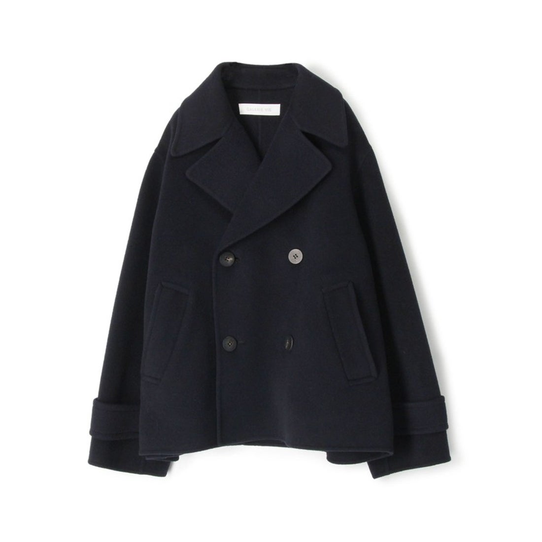ギャルリー・ヴィー GALERIE VIEウールカシミヤダブルフェイス Pコート