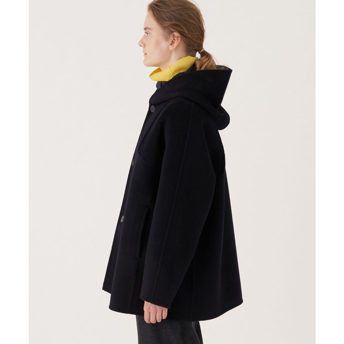 ギャルリー・ヴィー GALERIE VIE ウールカシミヤダブルフェイス