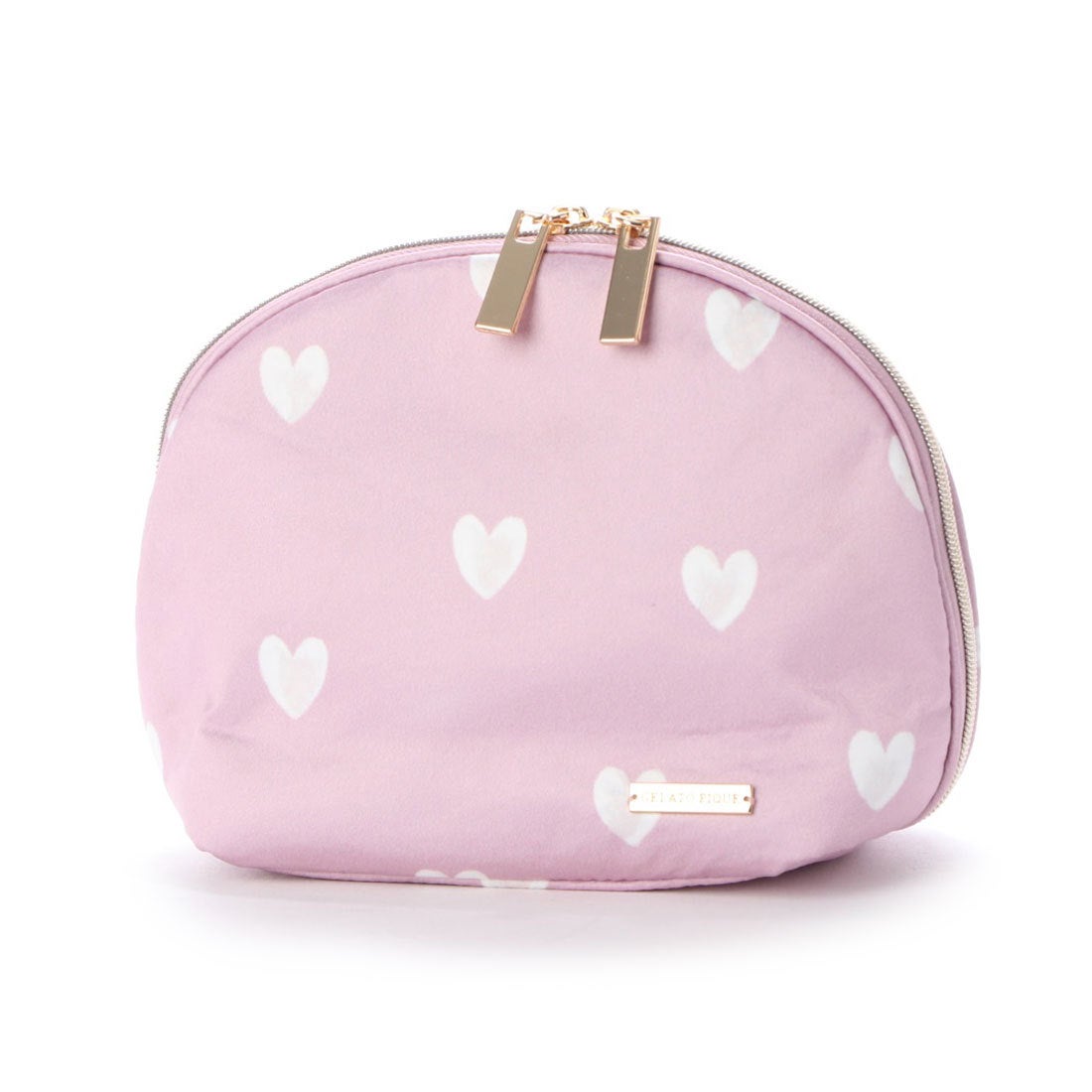 ジェラートピケ gelato pique ハート柄ポーチ （ピンク