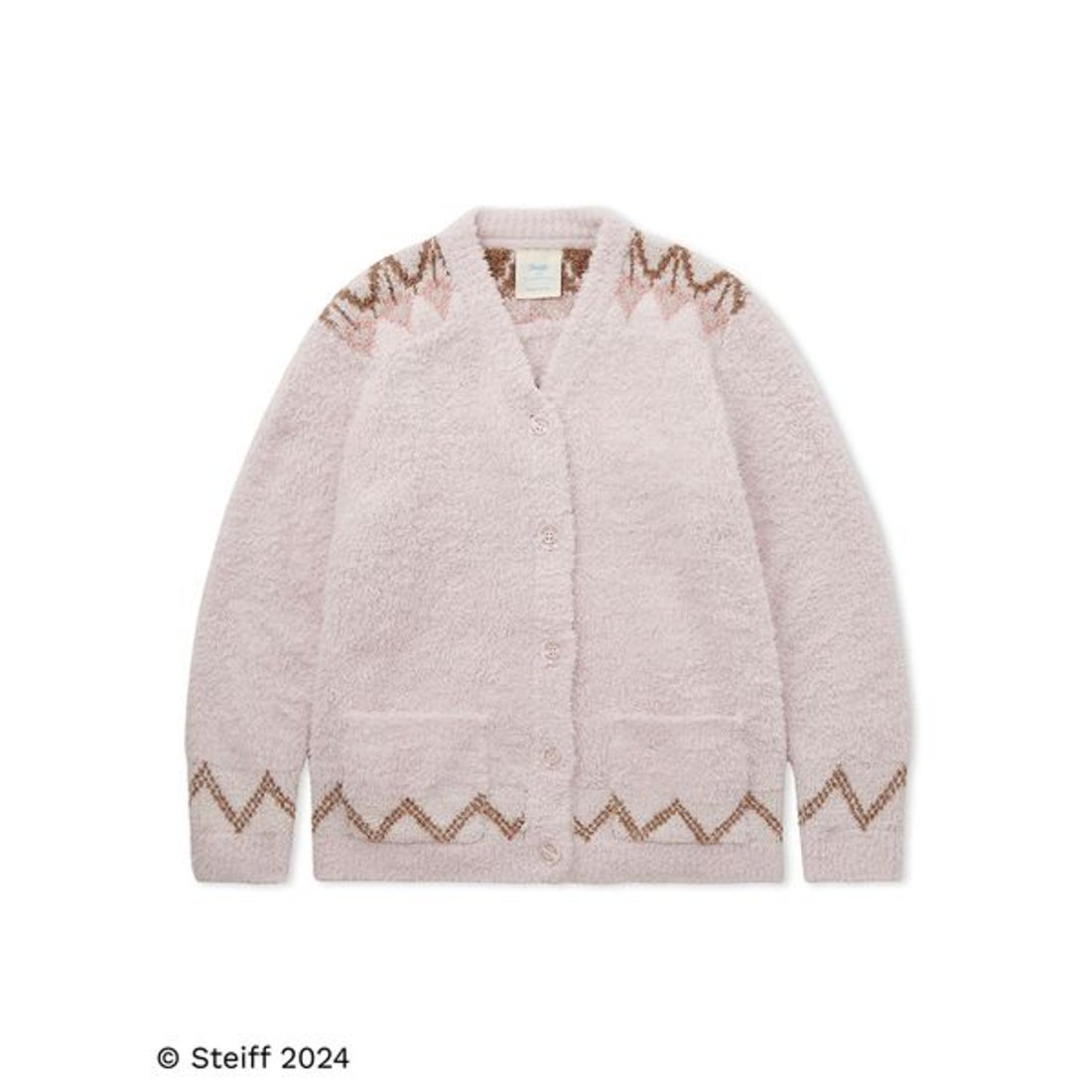 ジェラートピケ gelato pique 【Steiff】フェアアイル柄カーディガン