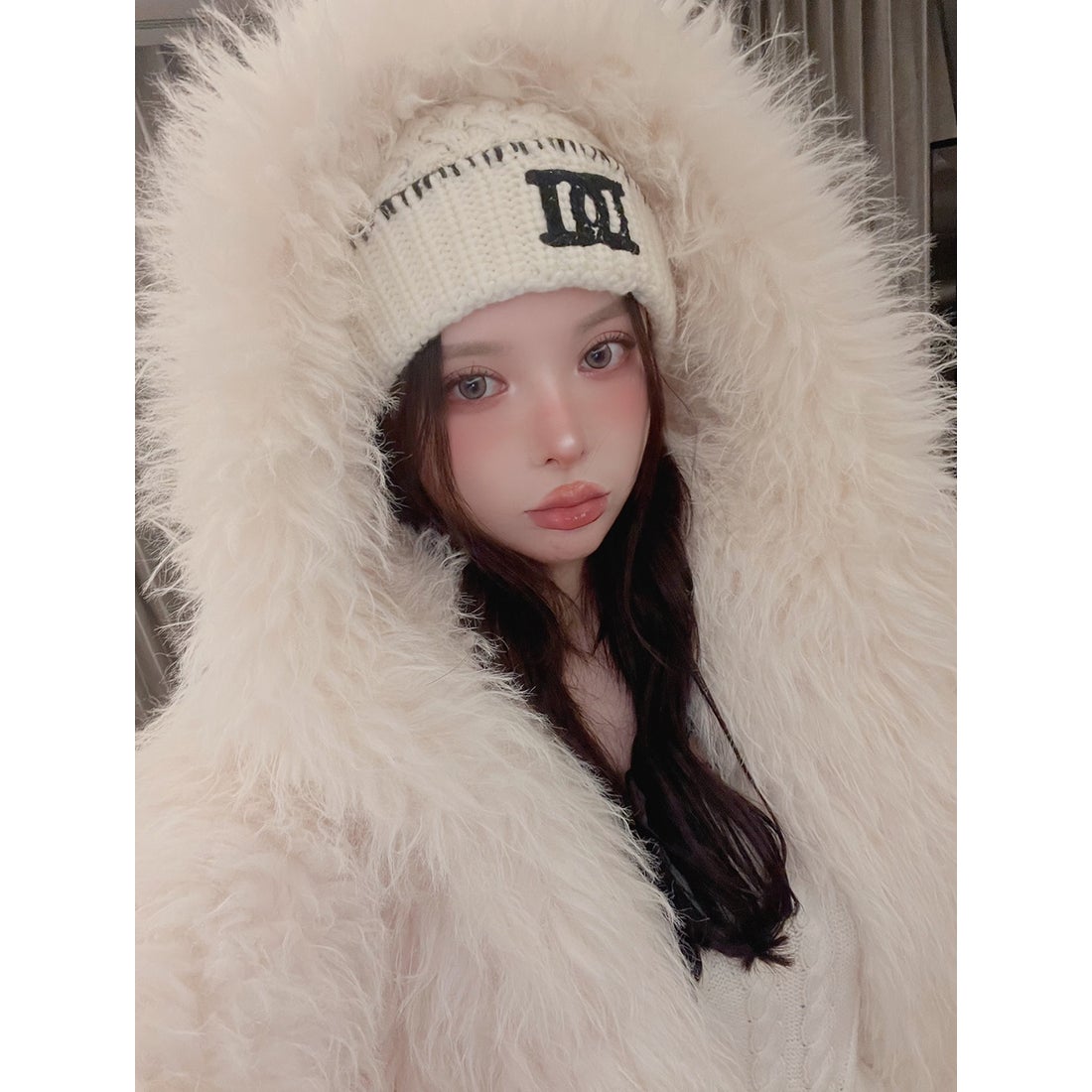 ダーリッチ Darich DDロゴバスケットニットビーニー （ホワイト