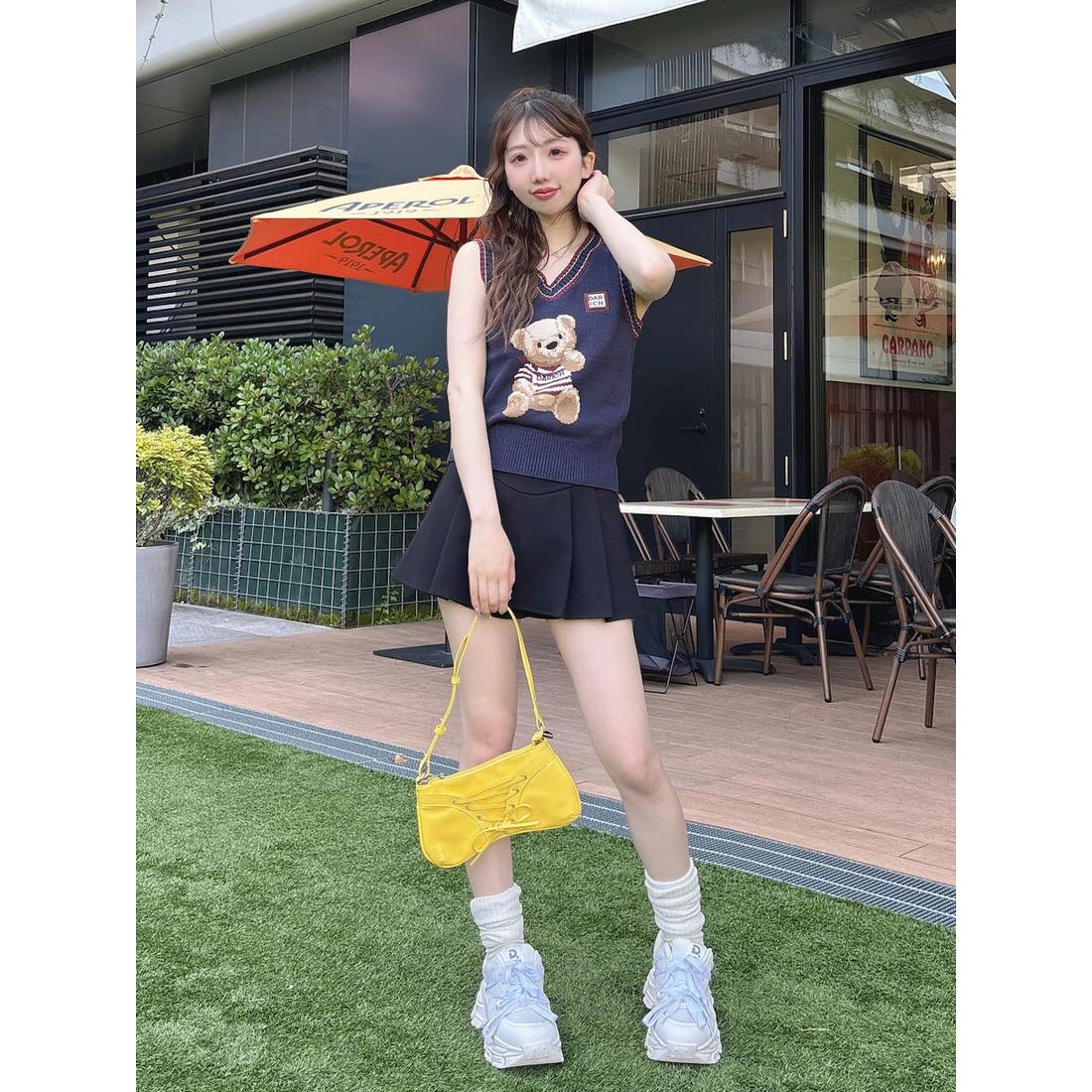 ダーリッチ Darich 美シルエットミニスカート （ブラック