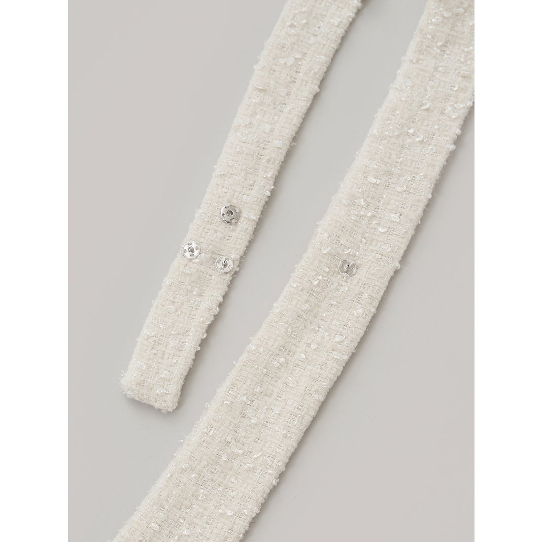 ダーリッチ Darich ホルターネックオフショルツイードトップス