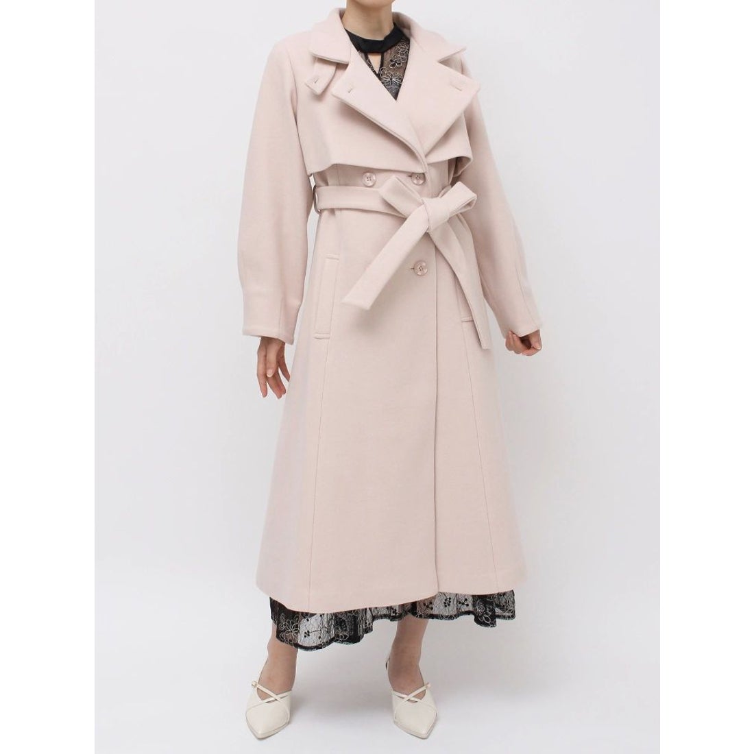 ダズリン dazzlin 2WAYカラーレディコート （ピンク） -ファッション