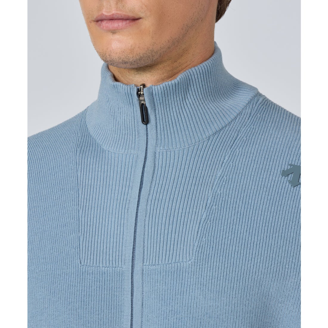 デサントゴルフ DESCENTE ゴルフ 防風裏地付きリブ編みフルジップ