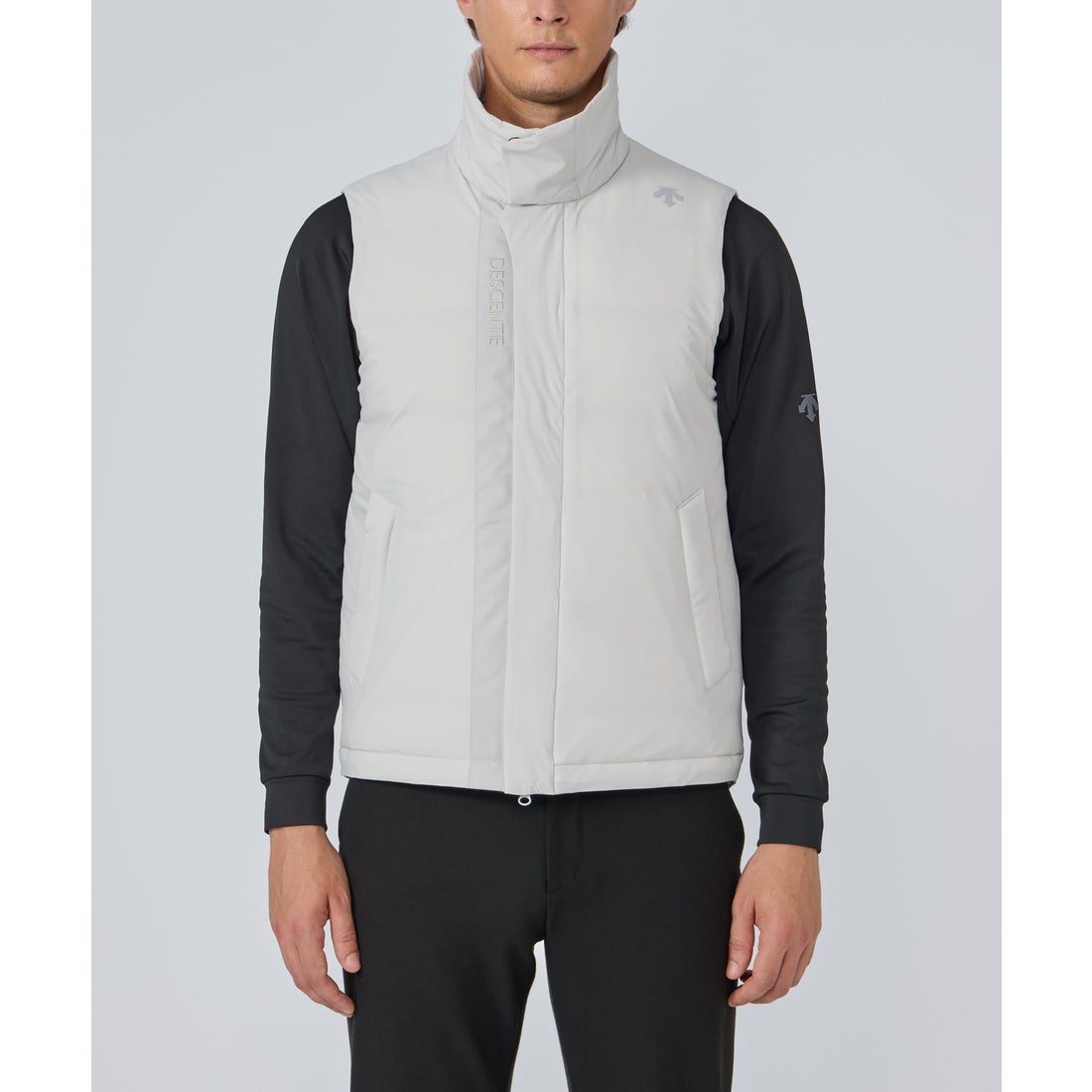 デサントゴルフ DESCENTE ゴルフ ステンカラーダウンベスト -デサント