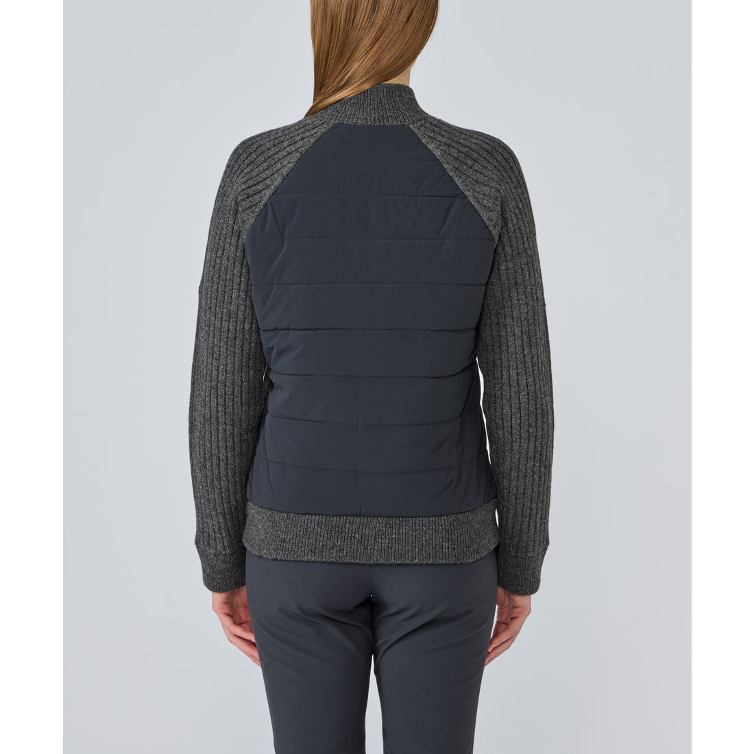 デサントゴルフ DESCENTE ゴルフ 防風ニットハイブリッドフルジップ中