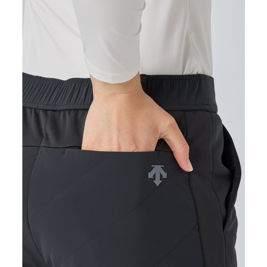 デサントゴルフ DESCENTE ゴルフ はっ水防風ダウンパンツ -デサント