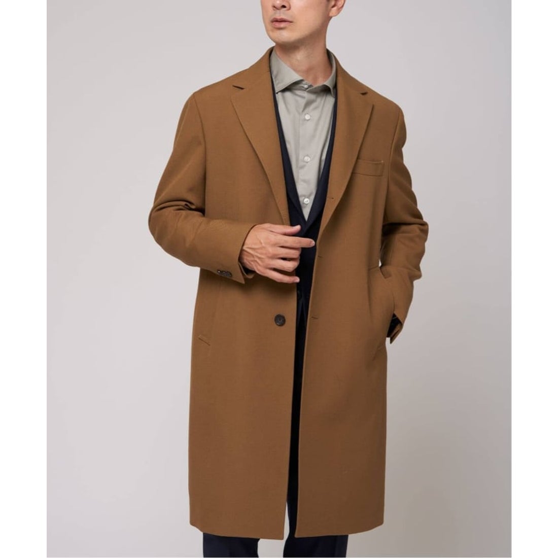 エディフィス EDIFICE ≪予約≫ ウール ギャバジン チェスター コート