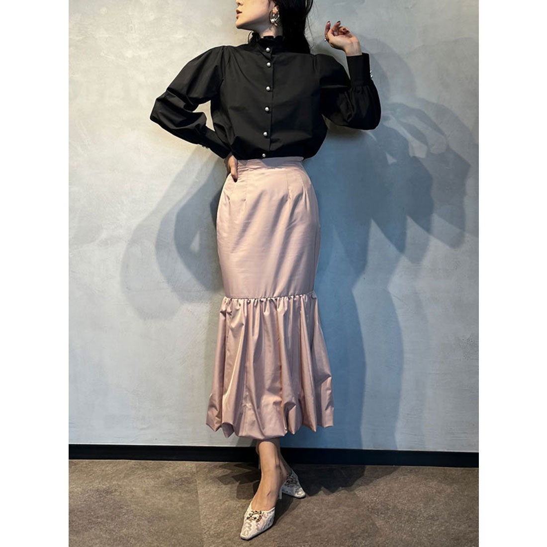 エイミーイストワール EIMY ISTOIRE バルーンマーメイドスカート