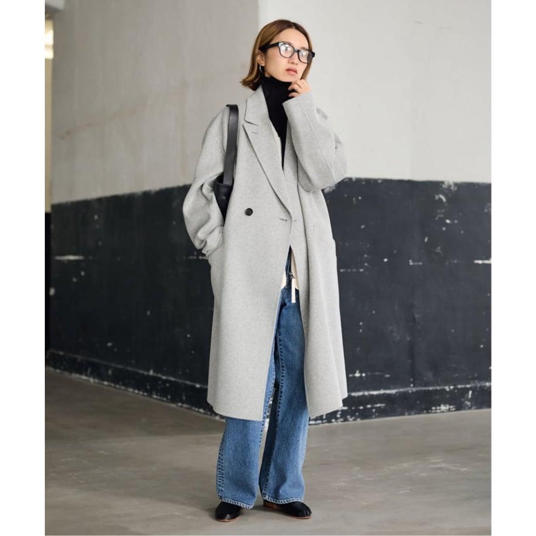 フレームワーク FRAMeWORK ≪追加≫SUPER160'sダブルブレストコート 4