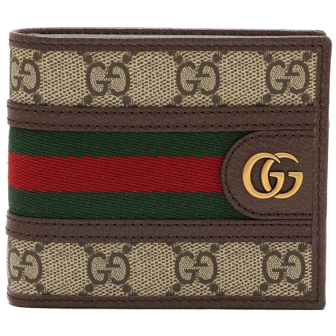 グッチ GUCCI 二つ折り財布 オフィディア ブラウン メンズ GUCCI