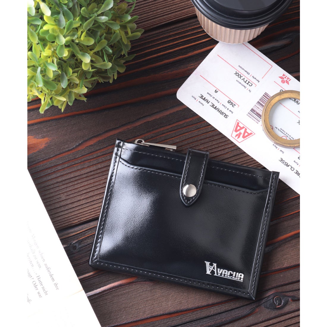 ヴァキュア VACUA 薄マチミニ財布 極薄 折財布 ショートウォレット