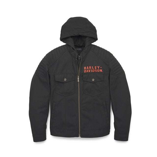 バー&シールドワークウェアフード付きジャケット -ハーレー