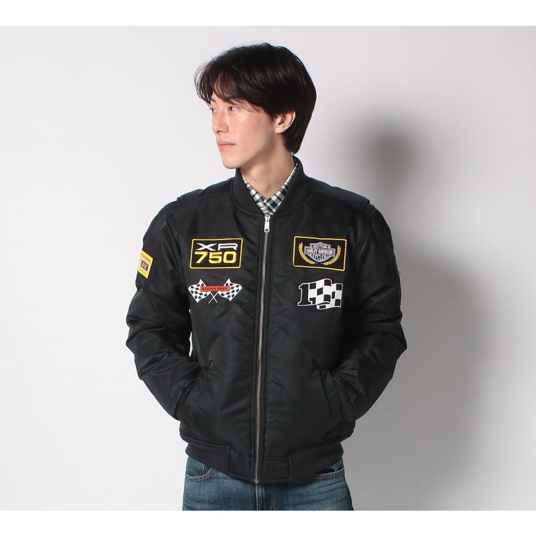 At the Crankボンバージャケット -ハーレーダビッドソン公式オンライン