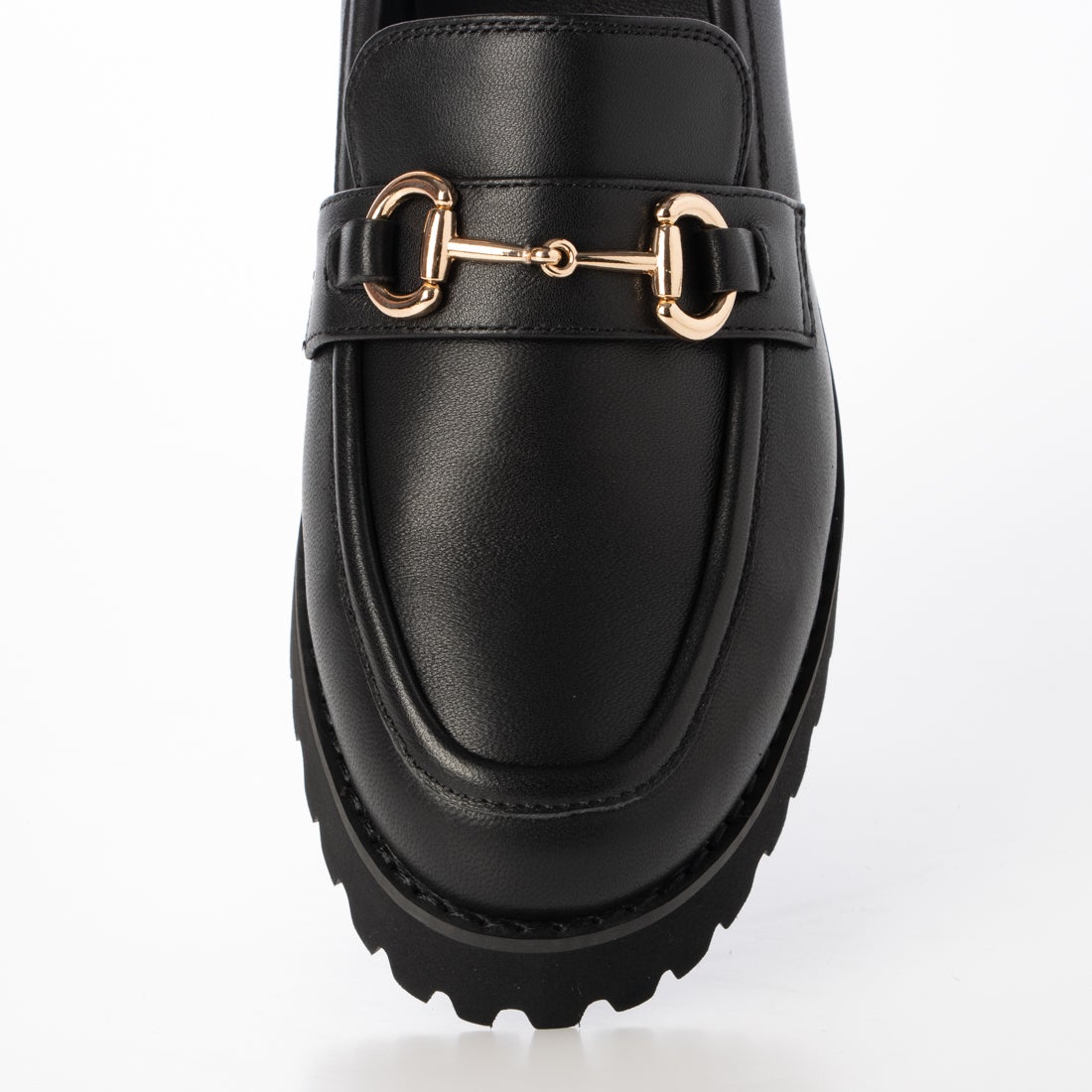 ヒミコ 卑弥呼 トラックソールビットローファー/651322 （ブラック