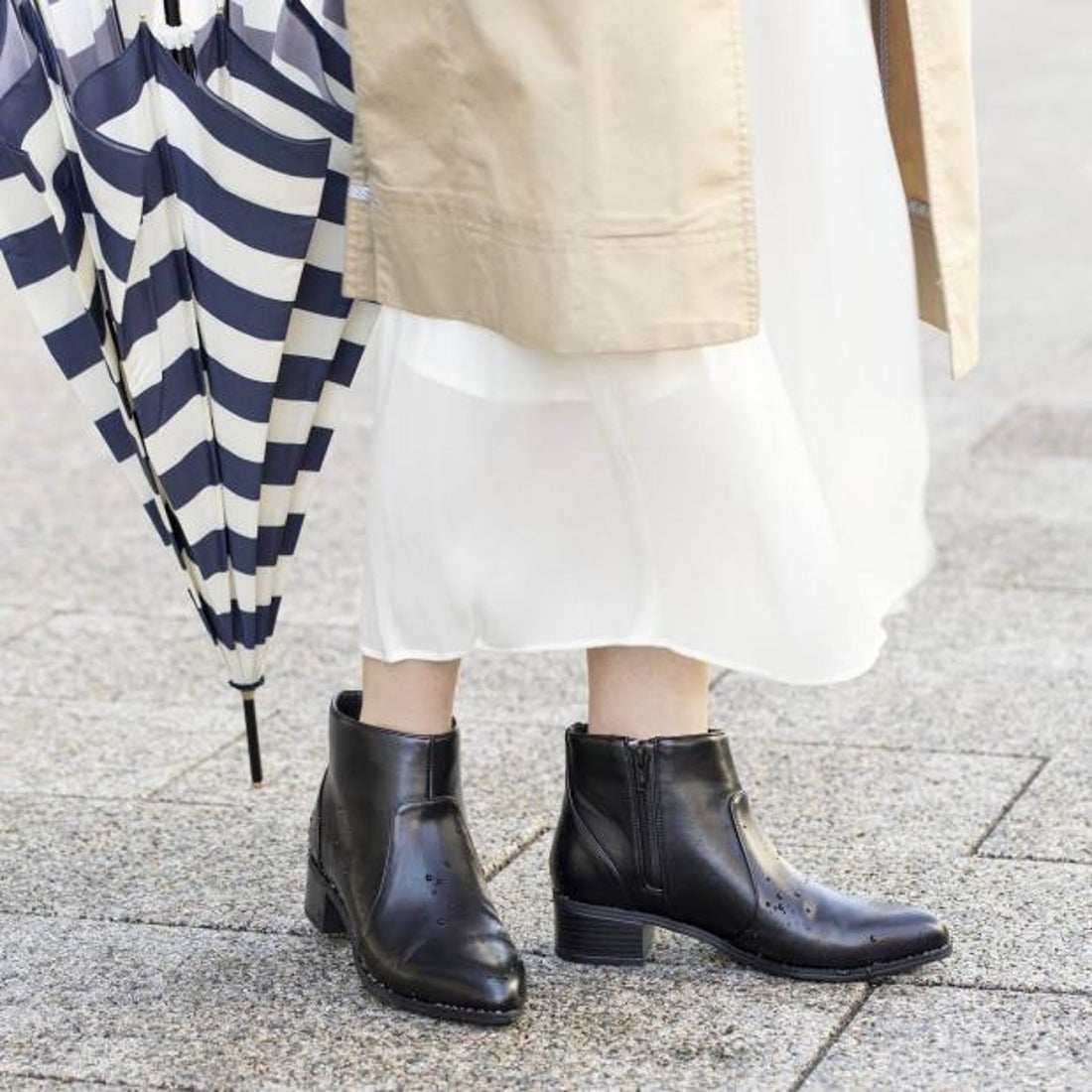 ヒミコ 卑弥呼 【耐水】レインブーツ/614403 （ブラック） -靴