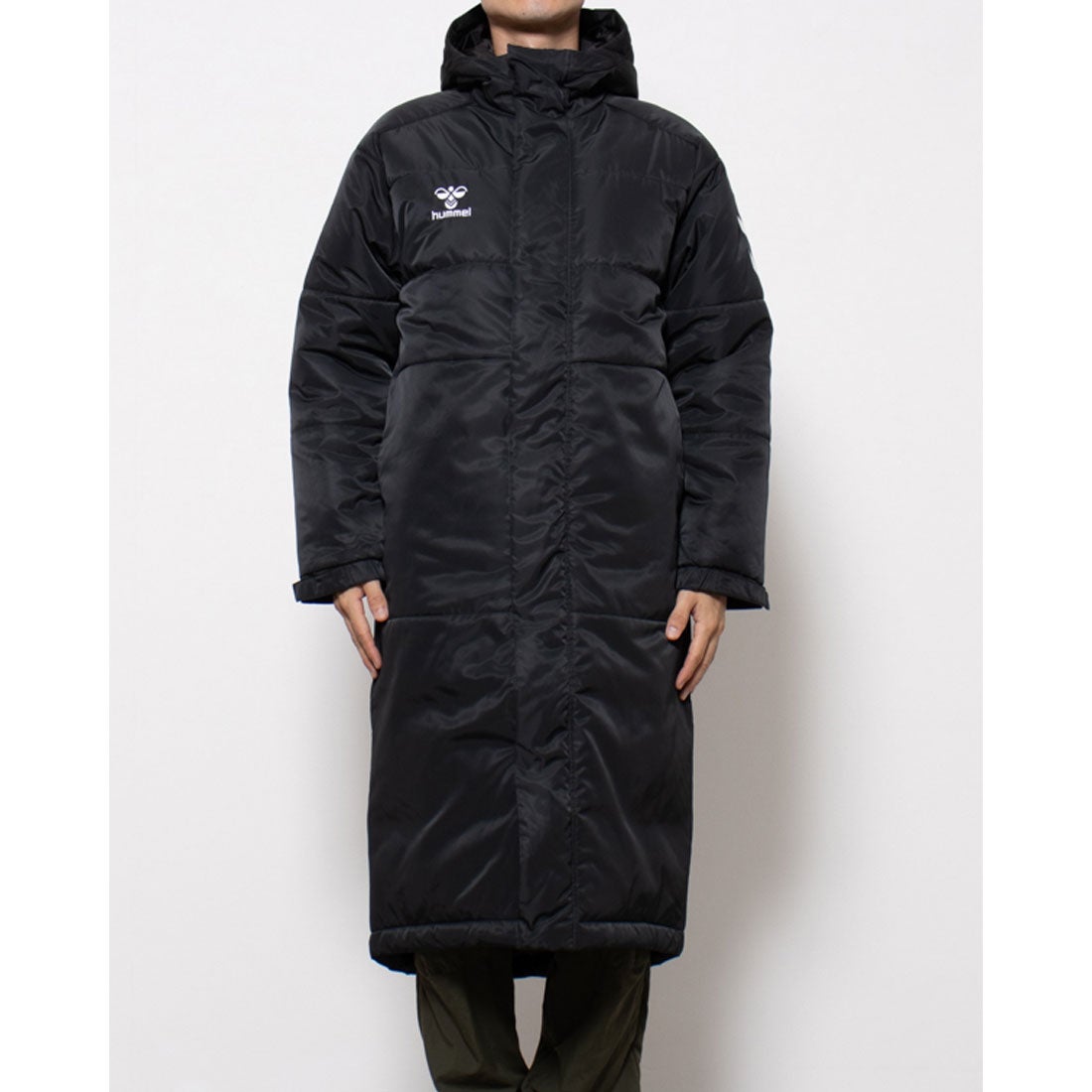 ヒュンメル hummel メンズ ベンチコート パデットロングコート HAW8110