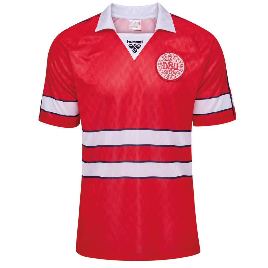 hummel デンマーク代表 1988 復刻ユニフォーム 半袖 レプリカ HM231792