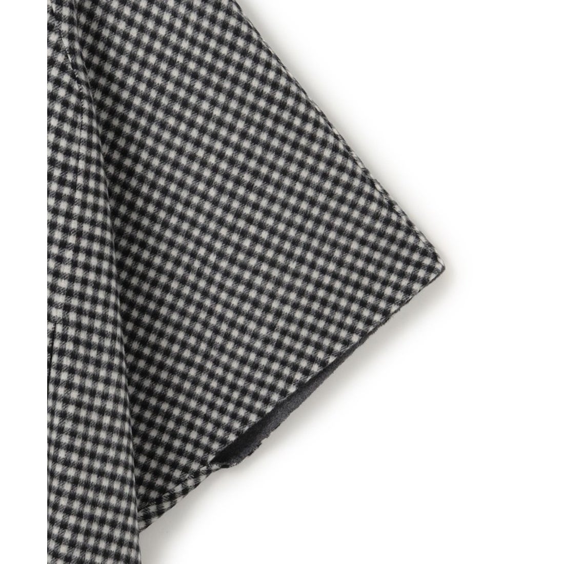 アイシービー ICB WoolRever ポンチョコート （チェック系