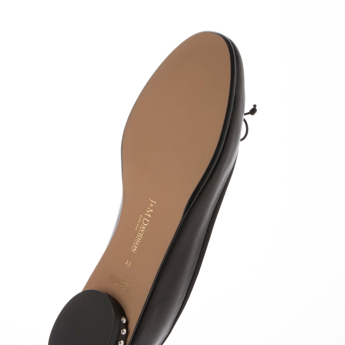 ジェイアンドエムデヴィッドソン J&M DAVIDSON スタッズヒールバレエ