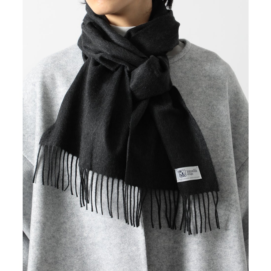 JOHNSTONS 【Johnstons / ジョンストンズ】カシミヤ100% マフラー