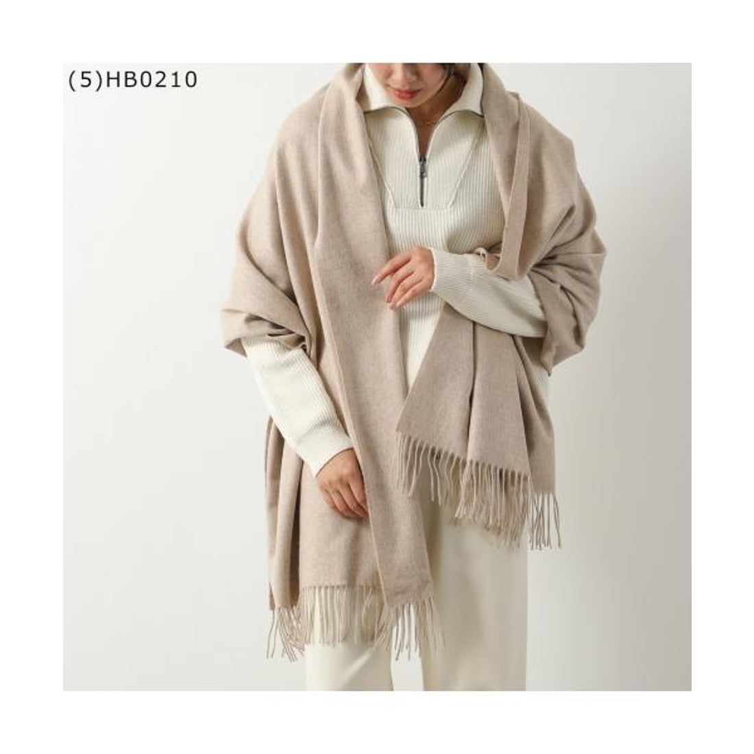 ジョンストンズ JOHNSTONS JOHNSTONS マフラー WA56 カシミヤ 大判