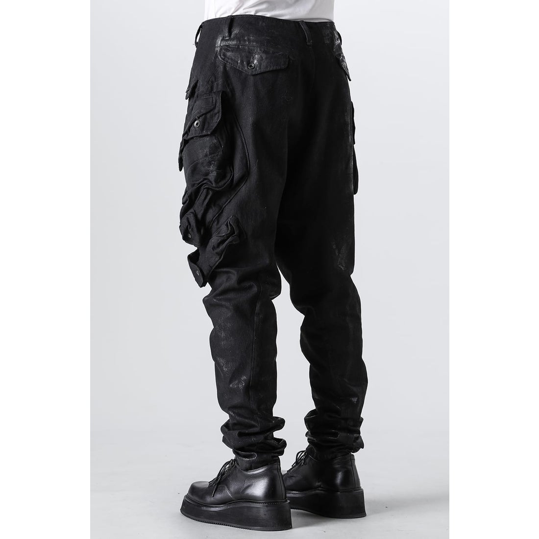 ユリウス JULIUS Coating Gasmask Pants（Black） 通販 大阪心斎橋