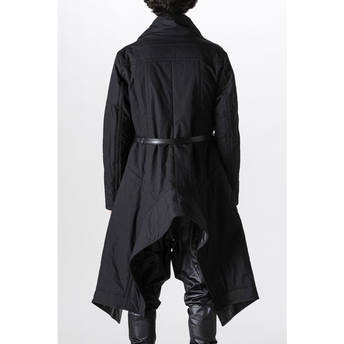 ユリウス JULIUS Long Wrap Coat （Black） -デザイナーズファッション
