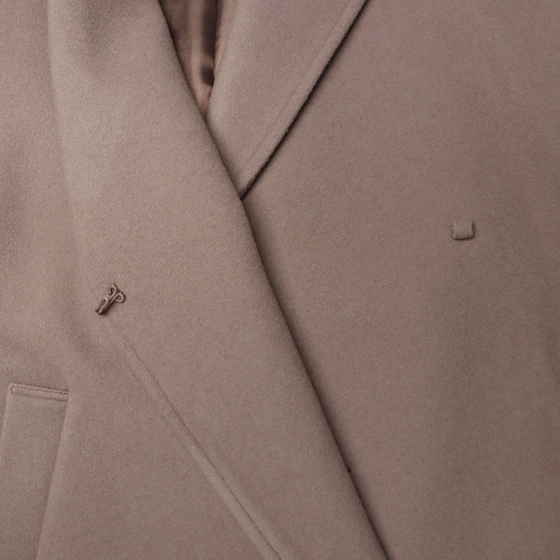 ジャスグリッティー JUSGLITTY ベルテッドロングコート （モカ） -靴