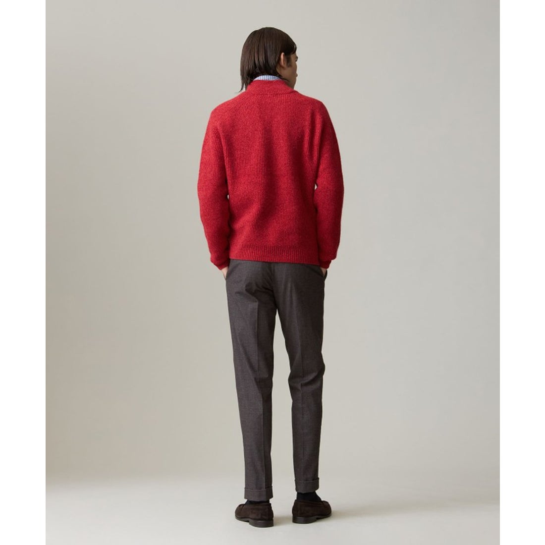 ジェイ プレス メン J.PRESS MEN 【Cash Lamb's Wool】ハーフジップ