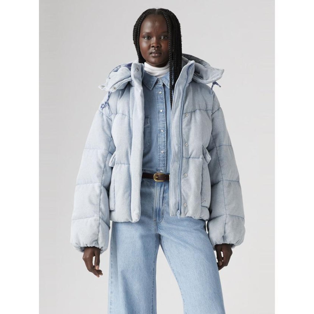 リーバイス LEVI'S ショートダウンジャケット ライトインディゴ