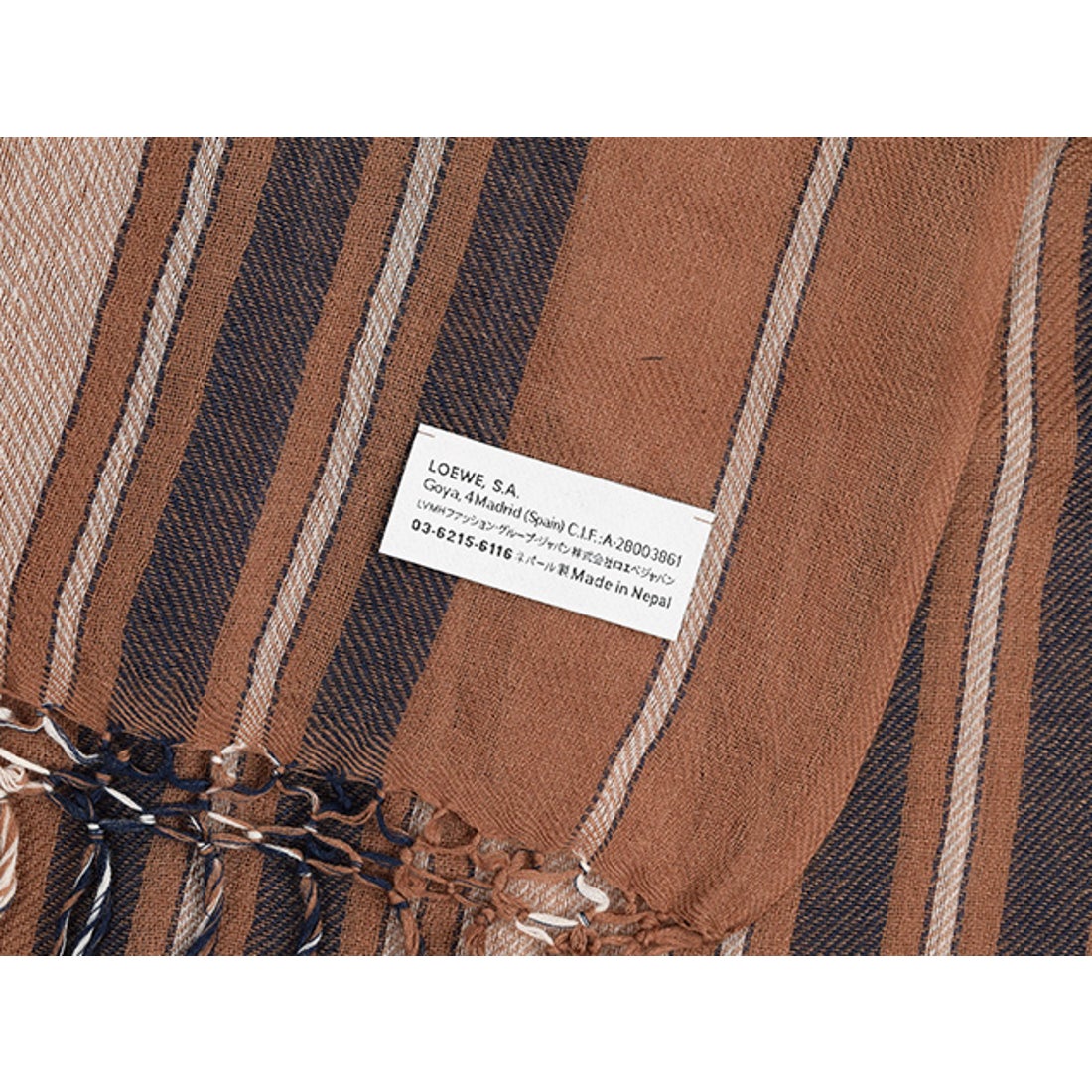 ロエベ LOEWE マフラー （ブラウン） -waja bazar - 海外ファッション